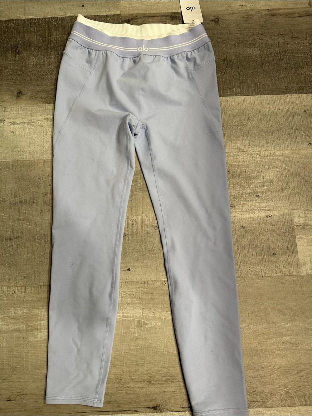 New Medium High-Waist 7/8 Better Together Provence Blue/White